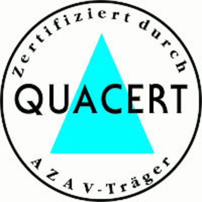 Das Zertifikat von der Firma Quacert